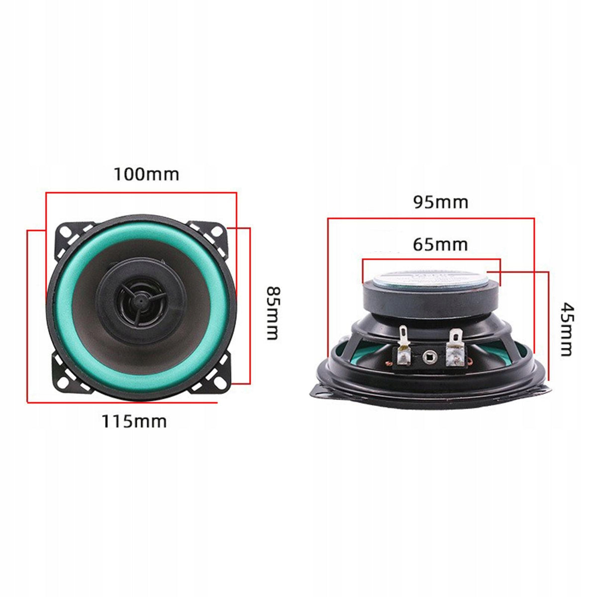 Car door speakers ROADSTAR VO-402 4’’ 2 way 2 pcs Manufacturer code 14068037543