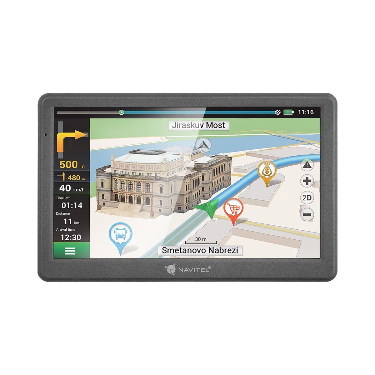 Car navigation Navitel E700 EU Europe map 47 countries GPS 7cal touch