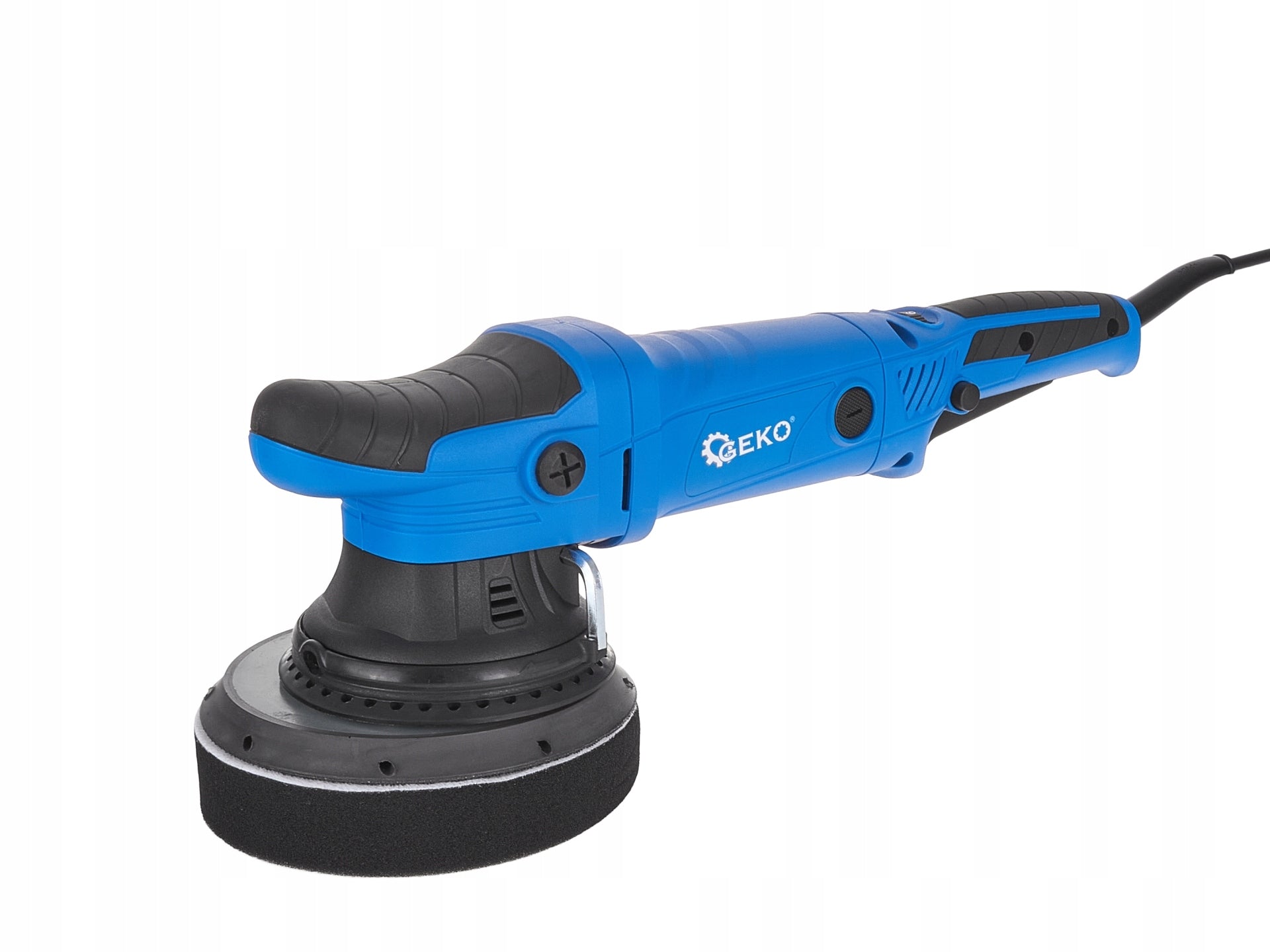 Car polisher ADJUSTABLE 150mm STRONG ergonomic +4 sponge SET Brand Geko
