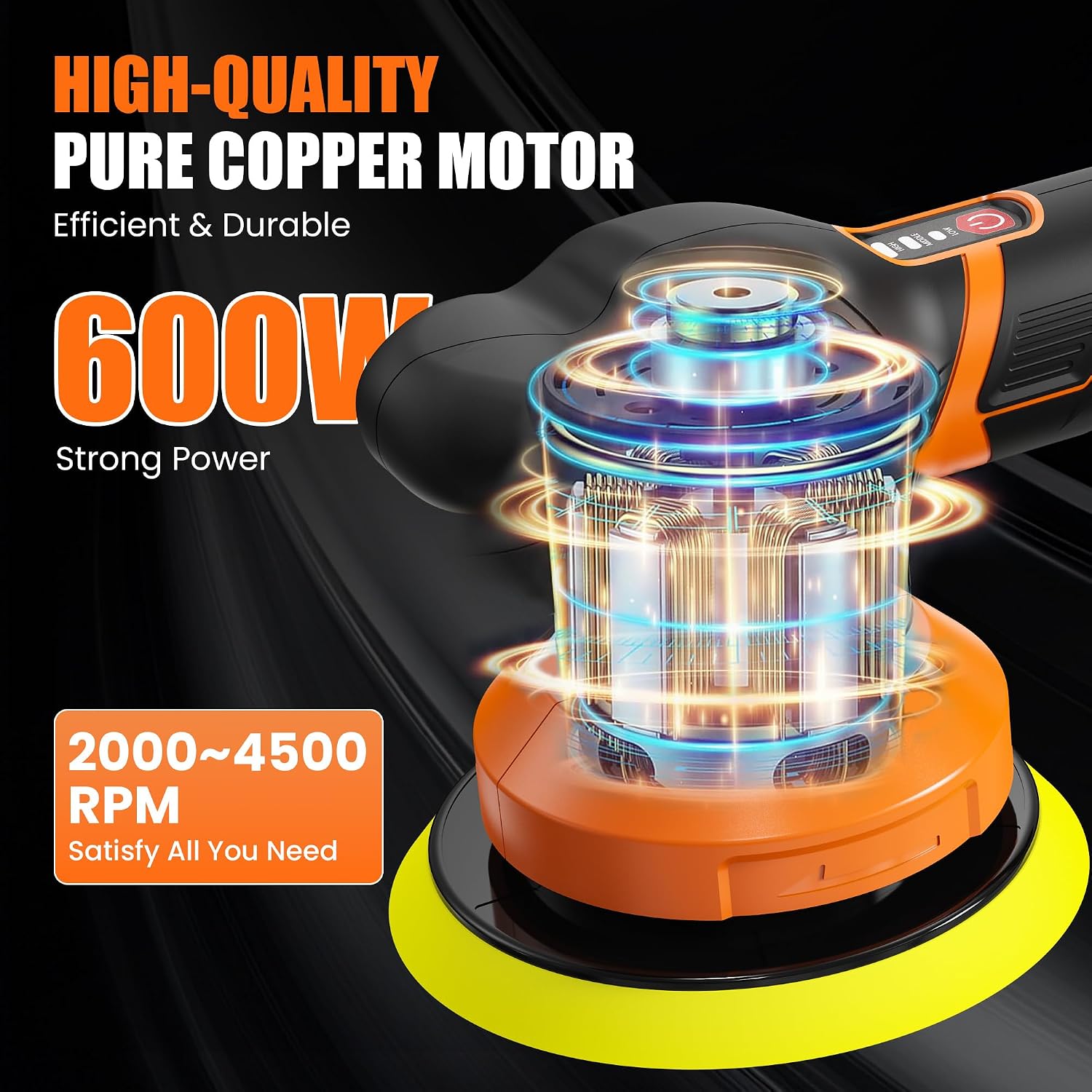 Car polisher battery aku 2 x 2 Ah 150 mm Brand no brand