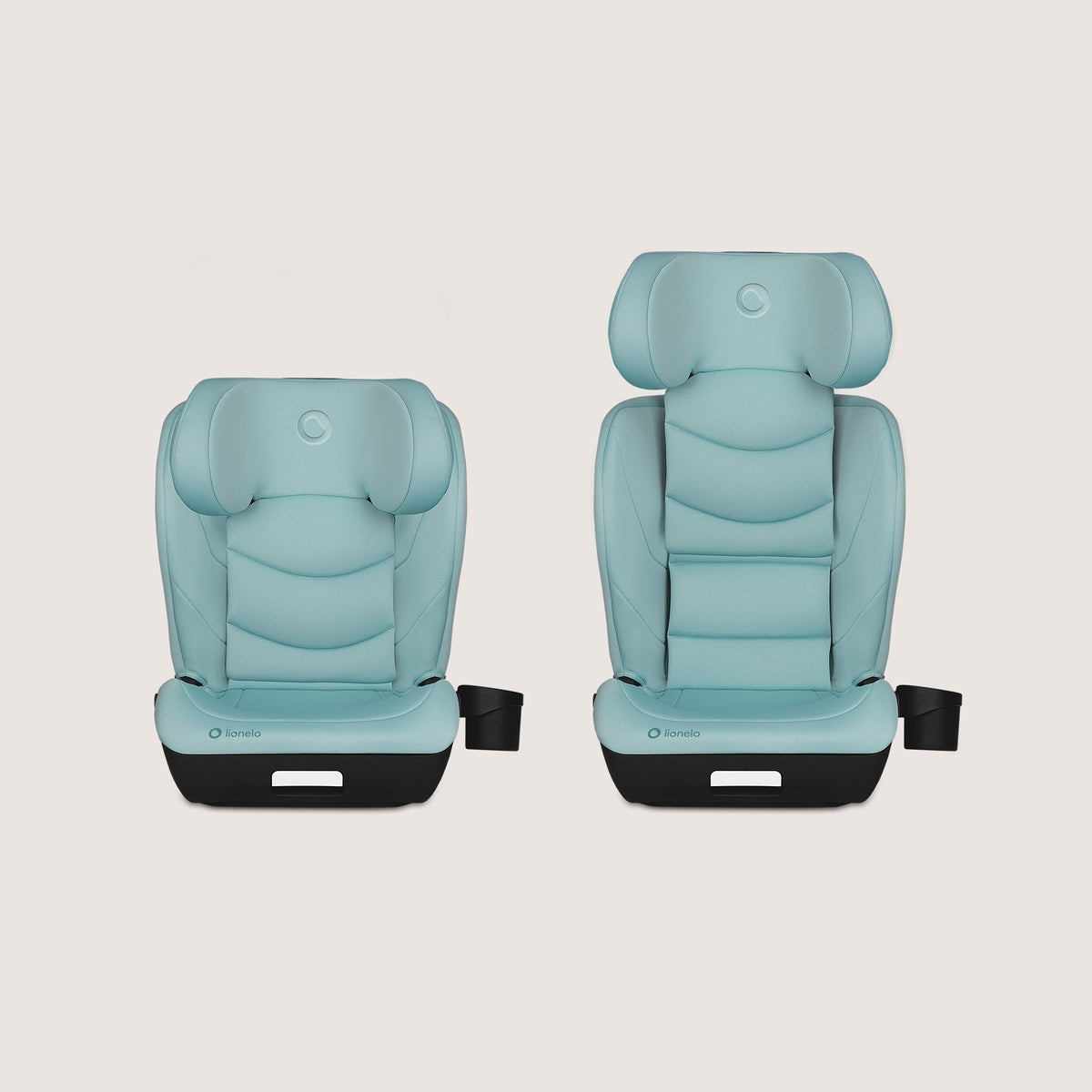 Car seat 15-36 ISOFIX i-Size adjustable 100-150 cm LIONELO NEAL Manufacturer code LO-NEAL I-SIZE GREEN TURQUOISE