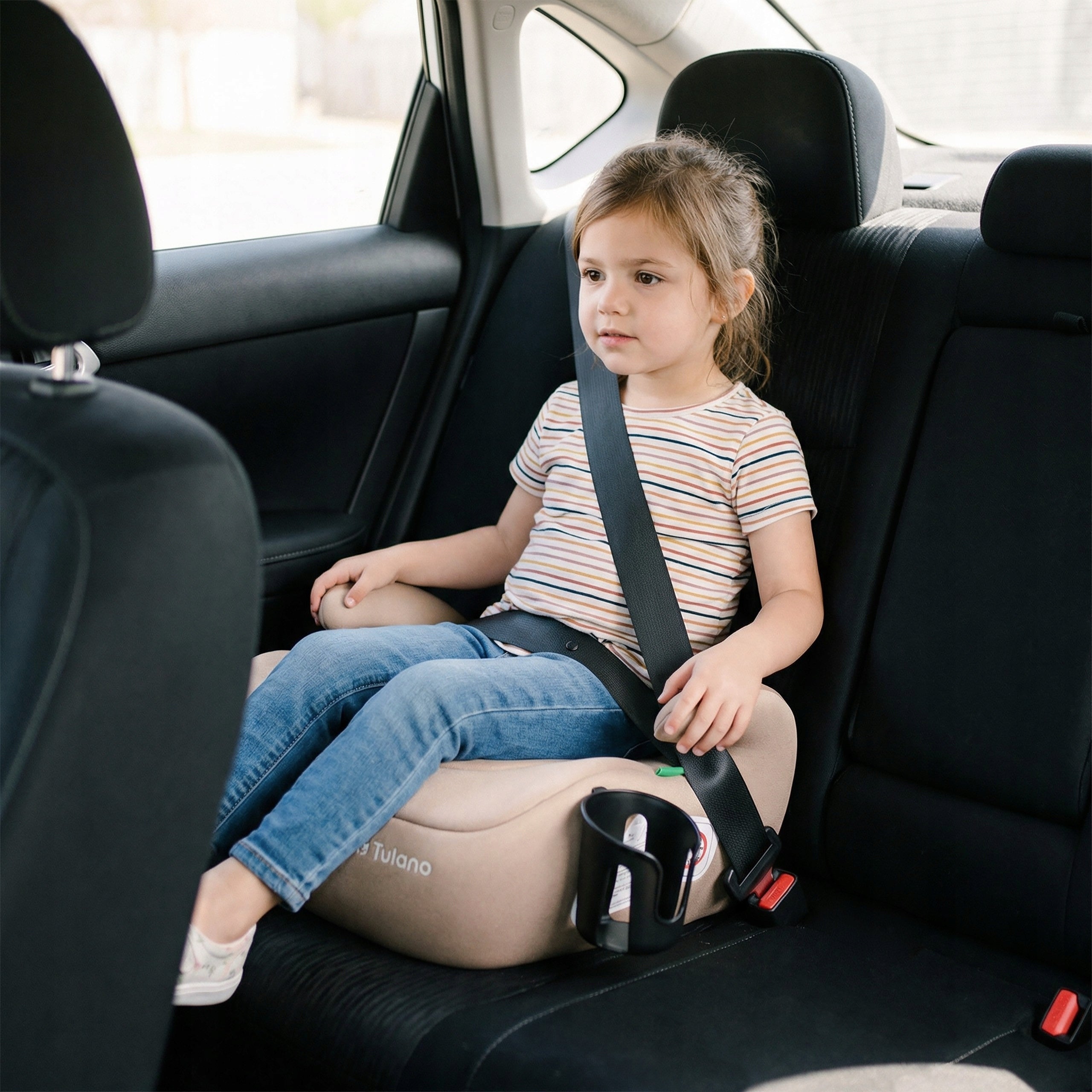 Car seat 15-36kg STAND Tulano i-Size 125-150cm BEIGE + HANDLE Packaging status original