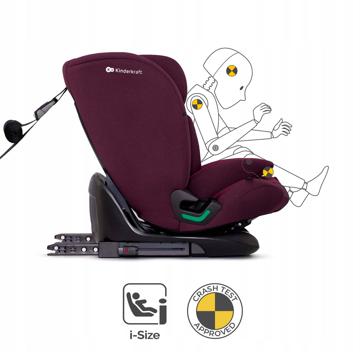 Car seat 76-150cm 9-36kg i-Size ISOFIX Kinderkraft ONETO 3 Packaging status original