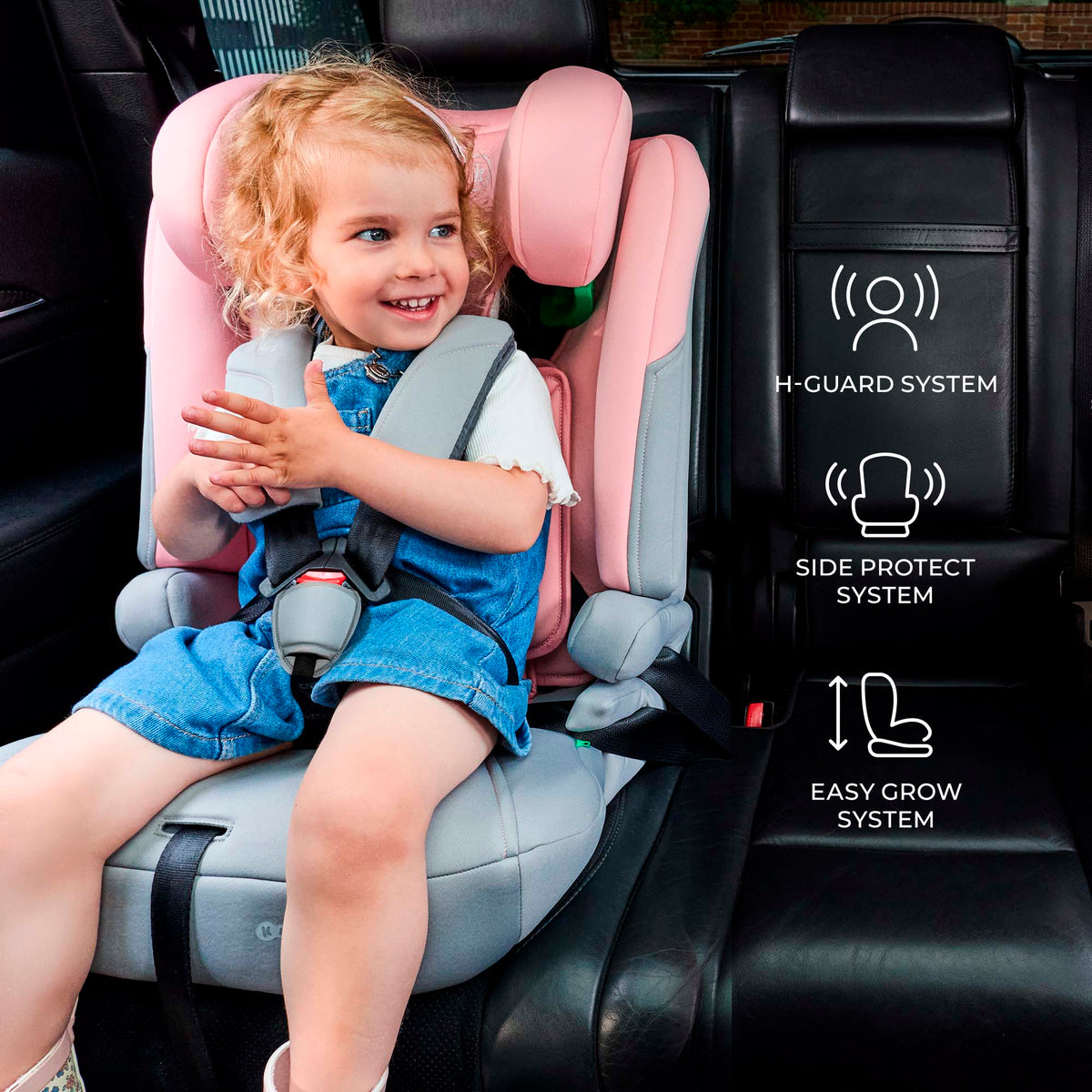Car seat Kinderkraft I-COMFY 76-150 cm 9-36 kg i-Size Black Brand Kinderkraft