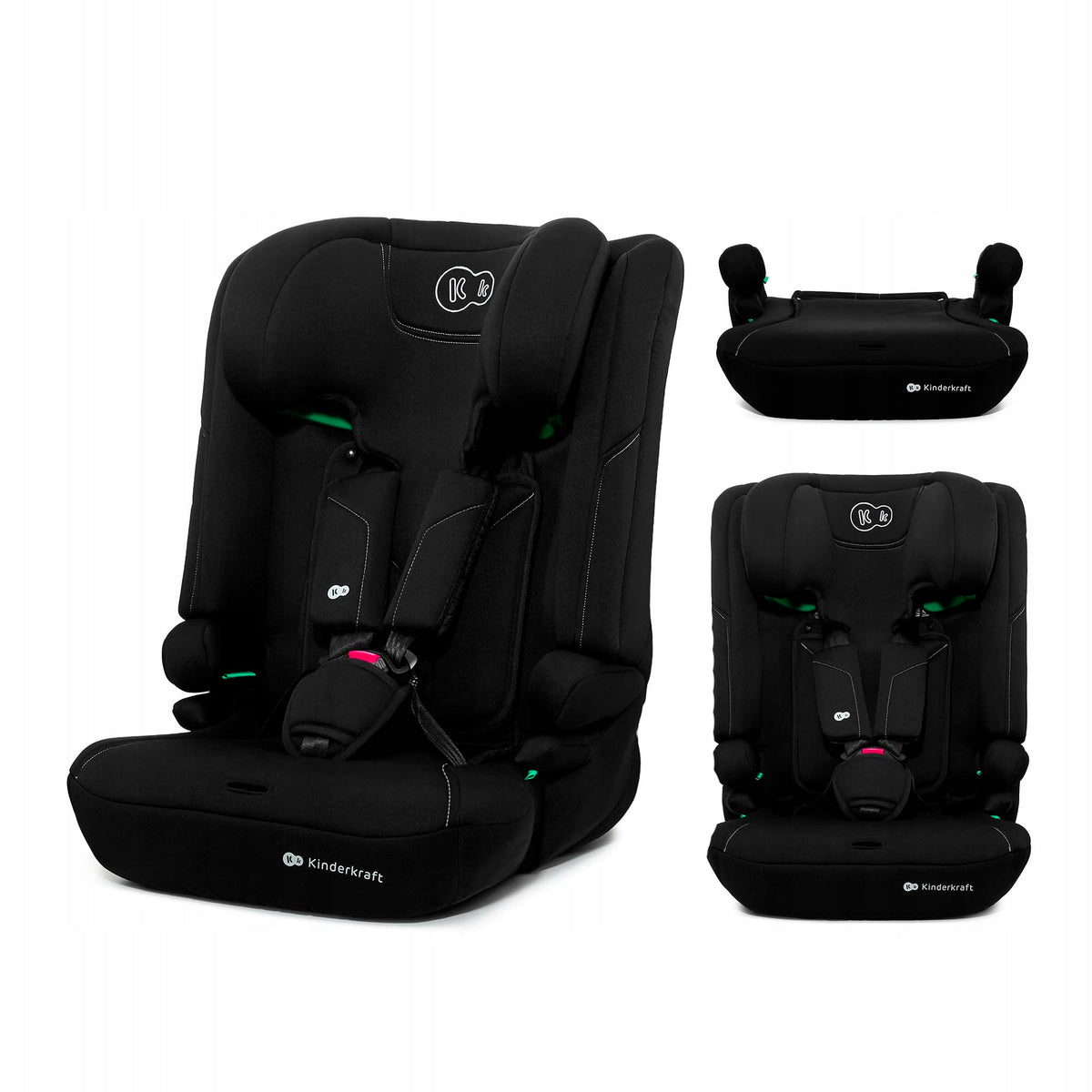 Car seat Kinderkraft I-COMFY 76-150 cm 9-36 kg i-Size Black