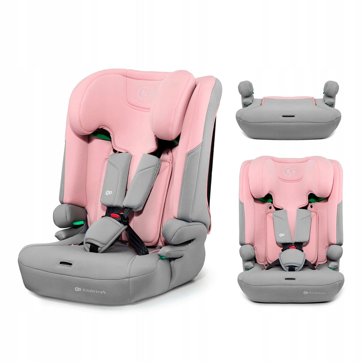 Car seat Kinderkraft I-COMFY 76-150 cm 9-36 kg i-Size Pink