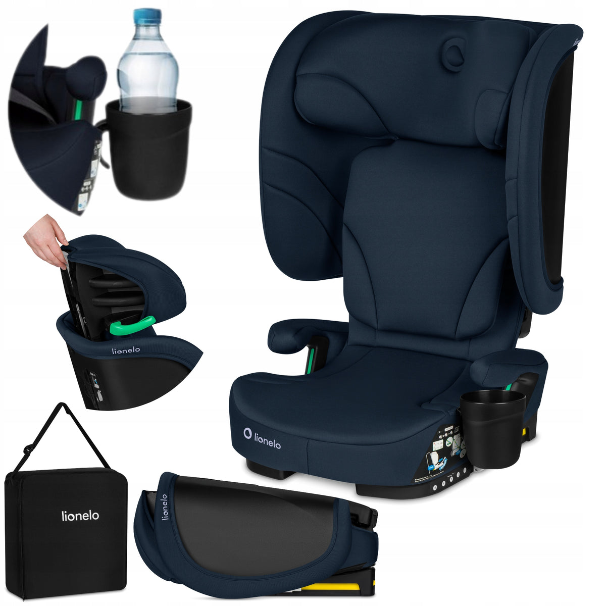 Car seat Lionelo Orin folding 15-36 kg ISOFIX 100-150 cm
