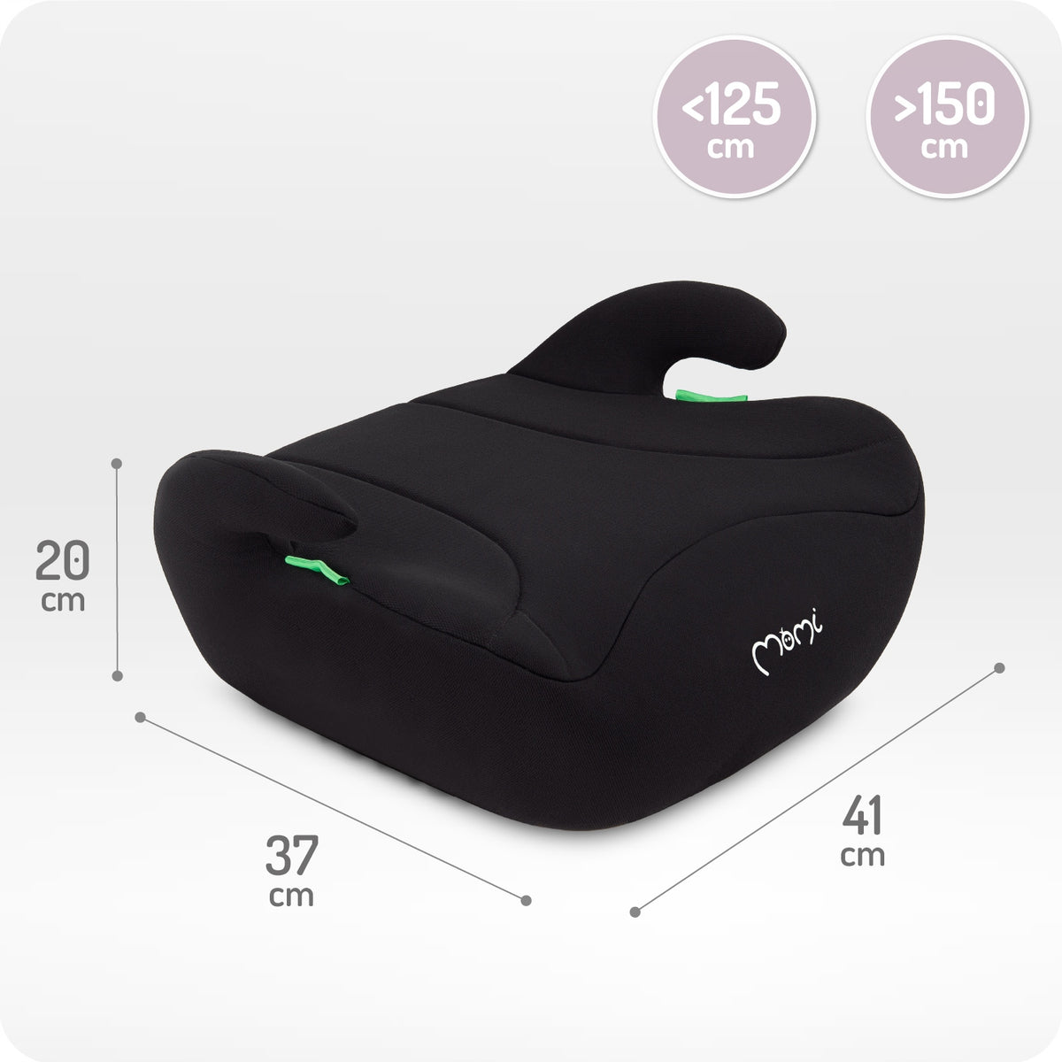 Car seat MoMi Liko 2026 black Model Liko