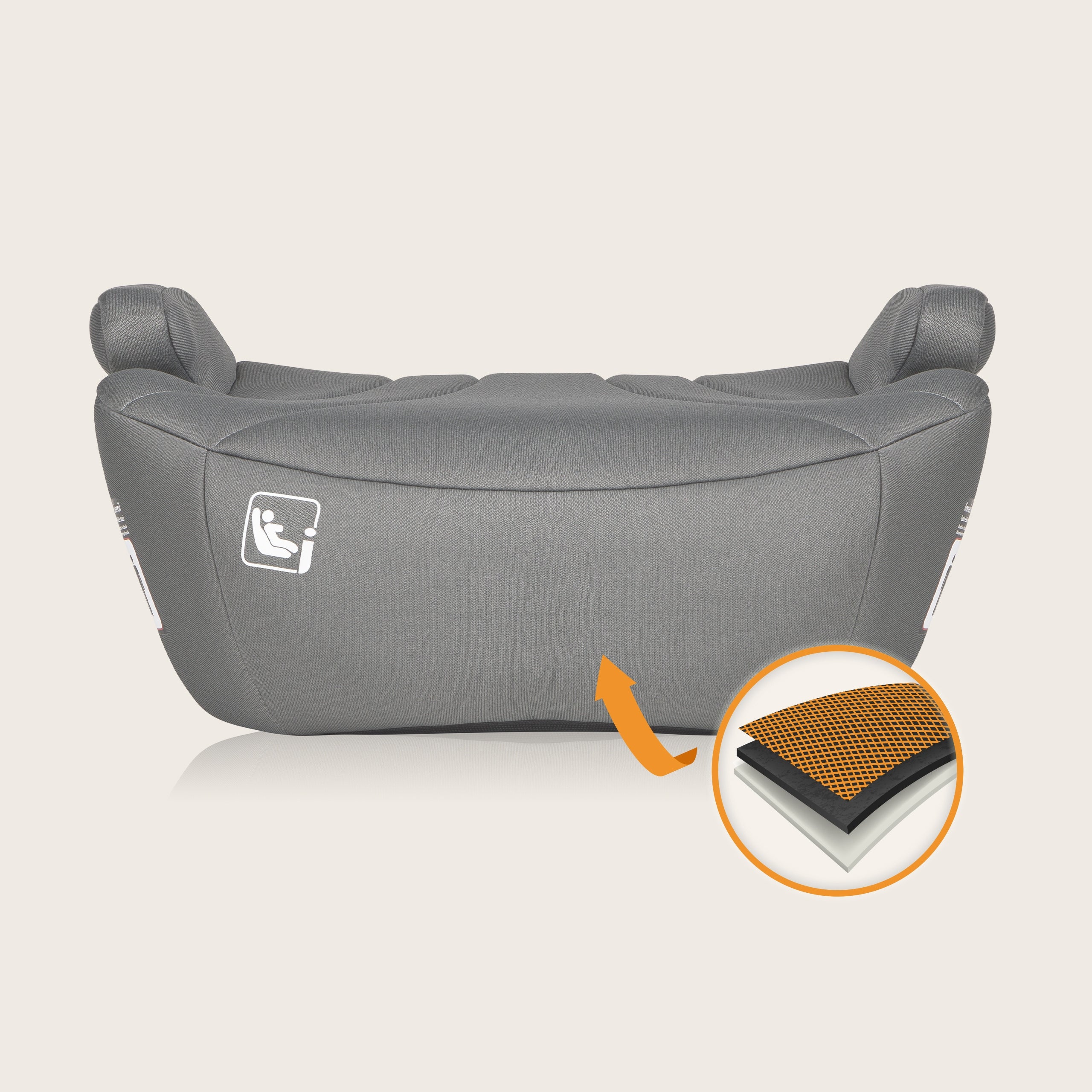 Car seat STAND seat 120-150 cm Lionelo LUUK I-SIZE Manufacturer code I-Size, pas samochodowy, uniwersalny montaż