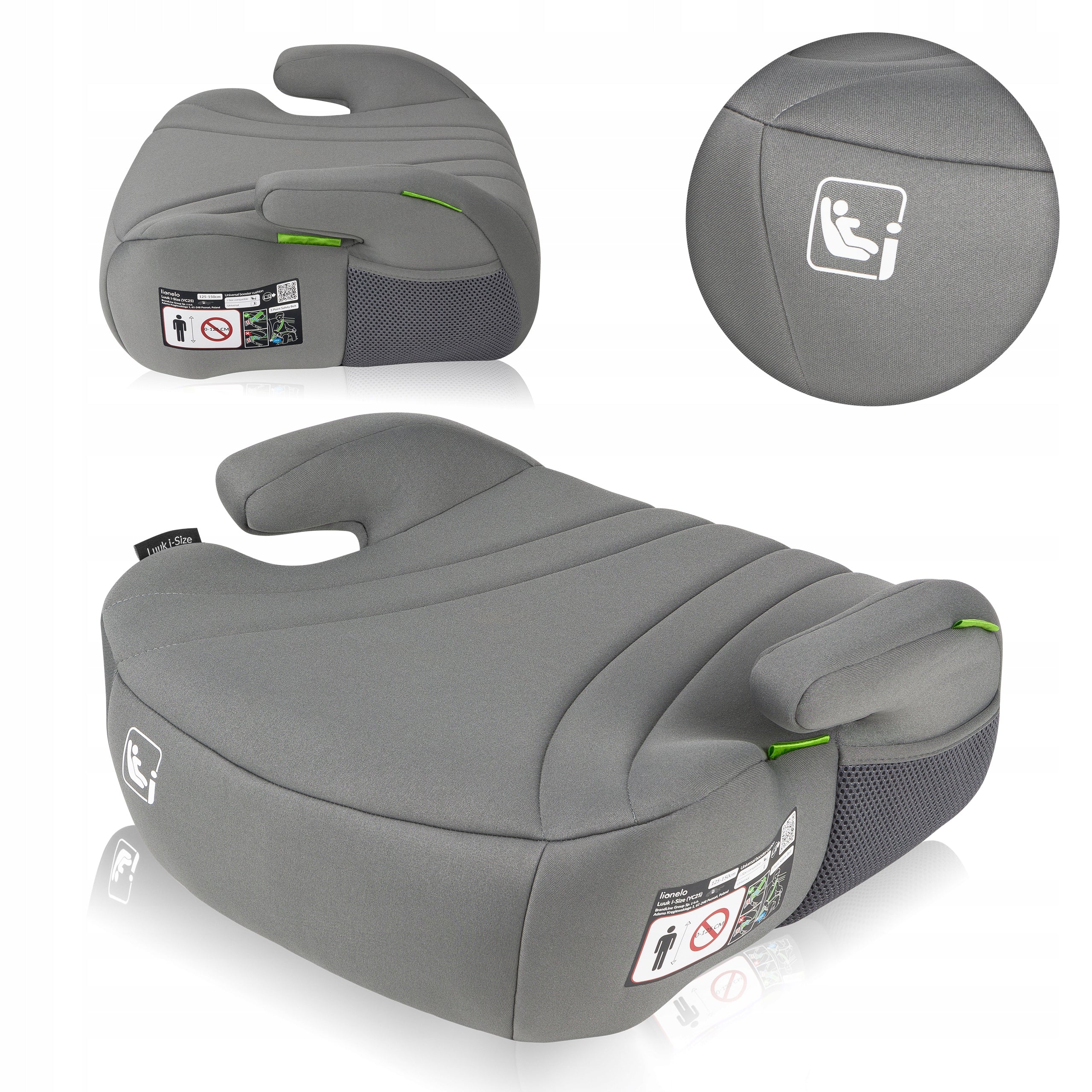 Car seat STAND seat 120-150 cm Lionelo LUUK I-SIZE