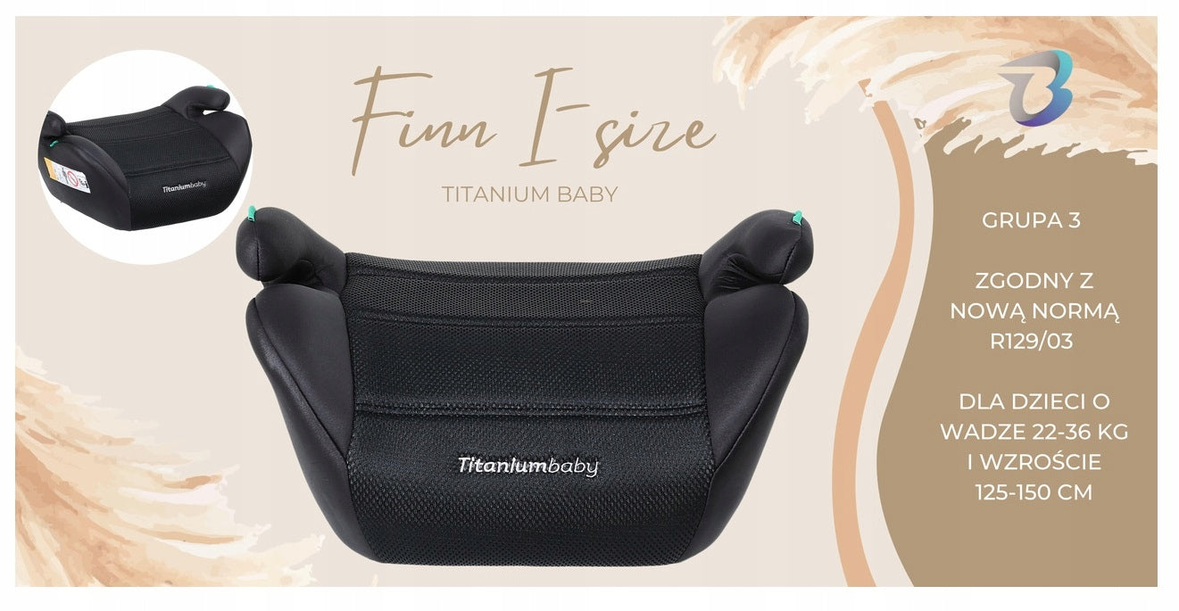 Car seat Titanium Baby stand pad FINN I-SIZE 15-36 kg Packaging status original