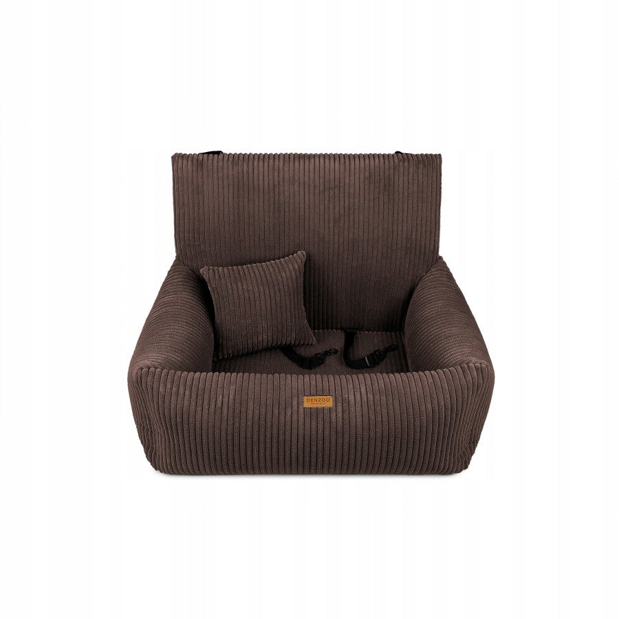 Car seat for dog MILANO brown M bed for car brown Manufacturer code F01.P06/M