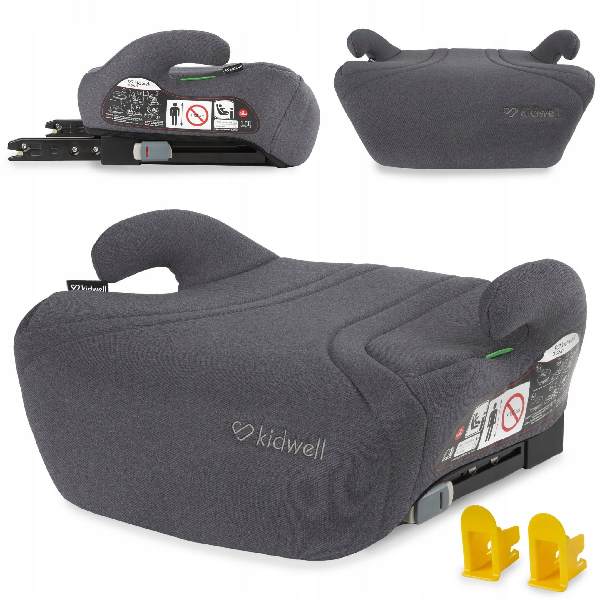 Car seat stand Kidwell BONO I-Size grey ISOFIX 125-150 cm