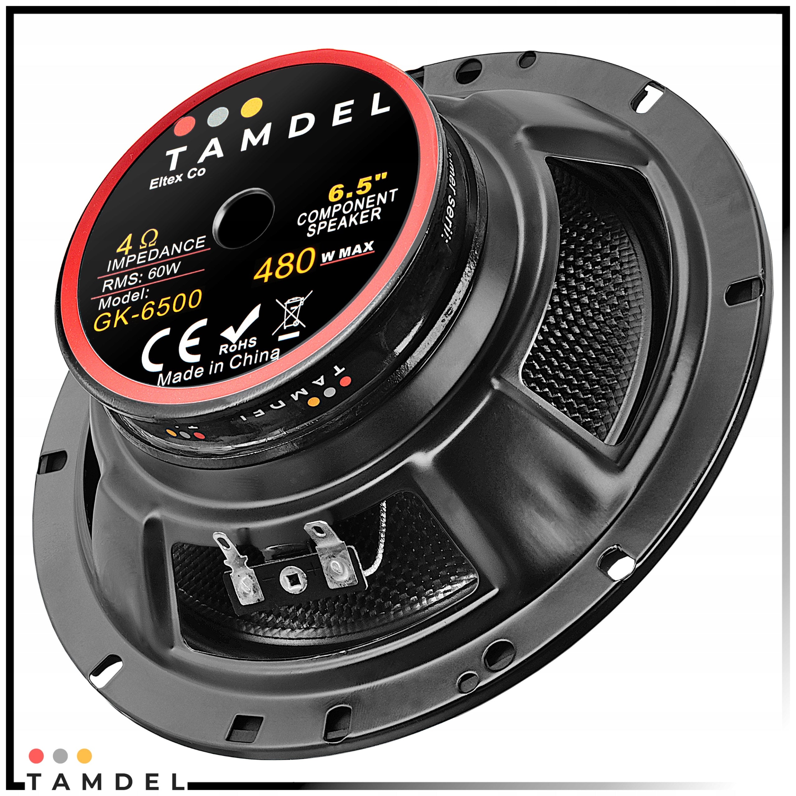 Car speakers 165mm 480W – component set TAMDEL GK-6500 Manufacturer code GK-6500
