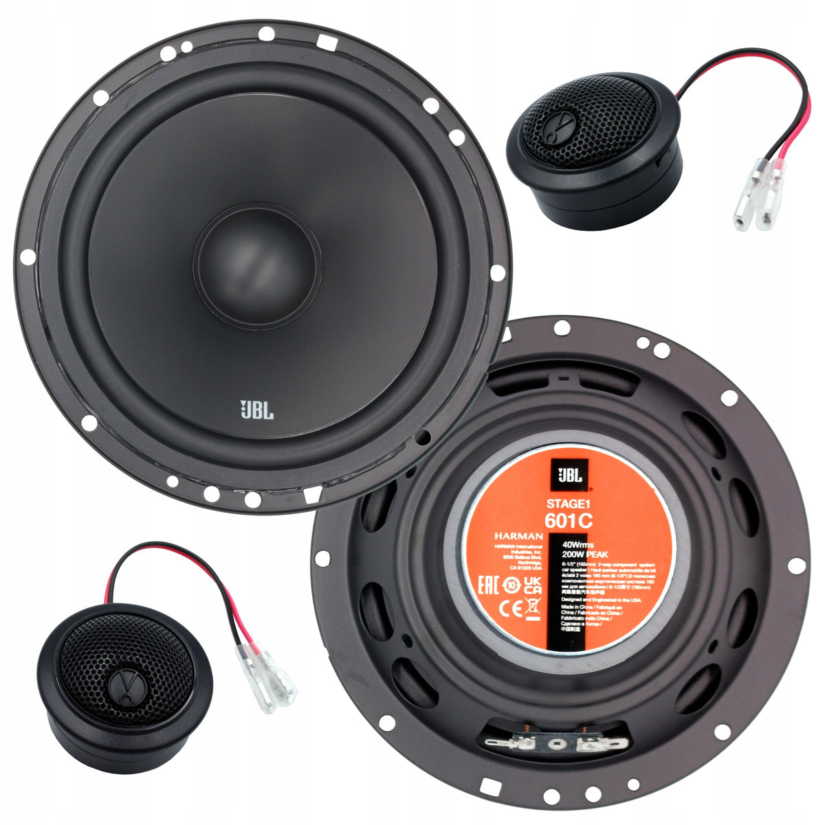 Car speakers JBL STAGE1 601C 16,5 cm 200W BASS + TWEETER Manufacturer JBL