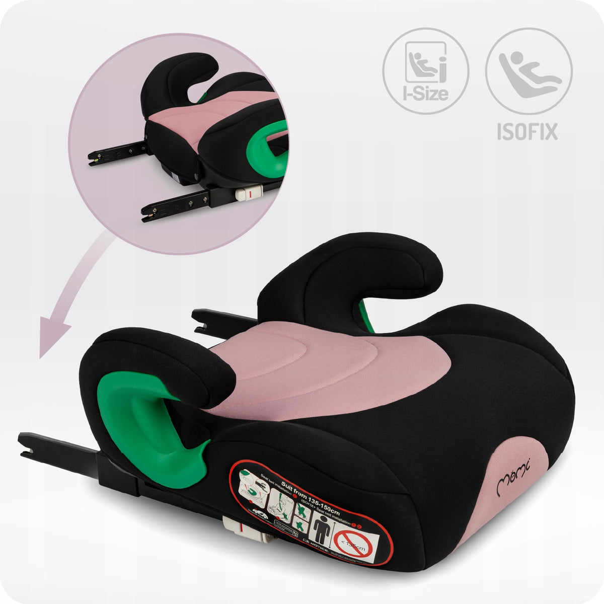 Car stand MoMi VENKO pink - i-Size ISOFIX seat Brand MoMi