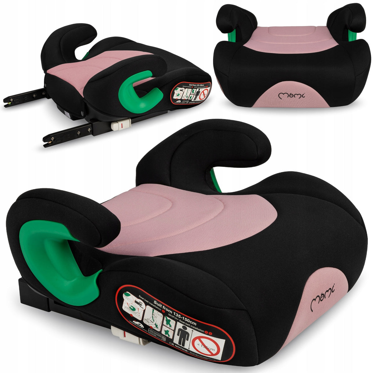 Car stand MoMi VENKO pink - i-Size ISOFIX seat