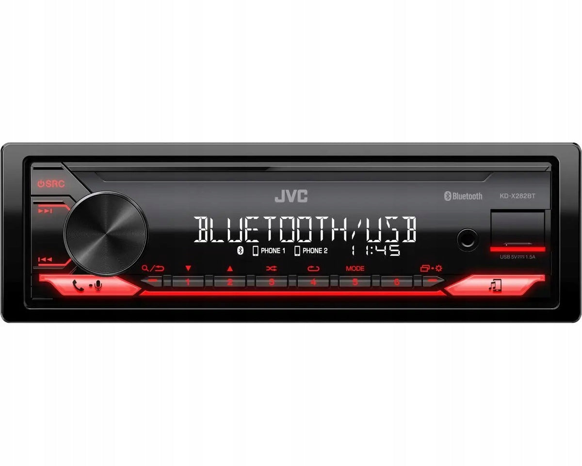 Car stereo 1DIN JVC KD-X282BT 4x50W Bluetooth USB