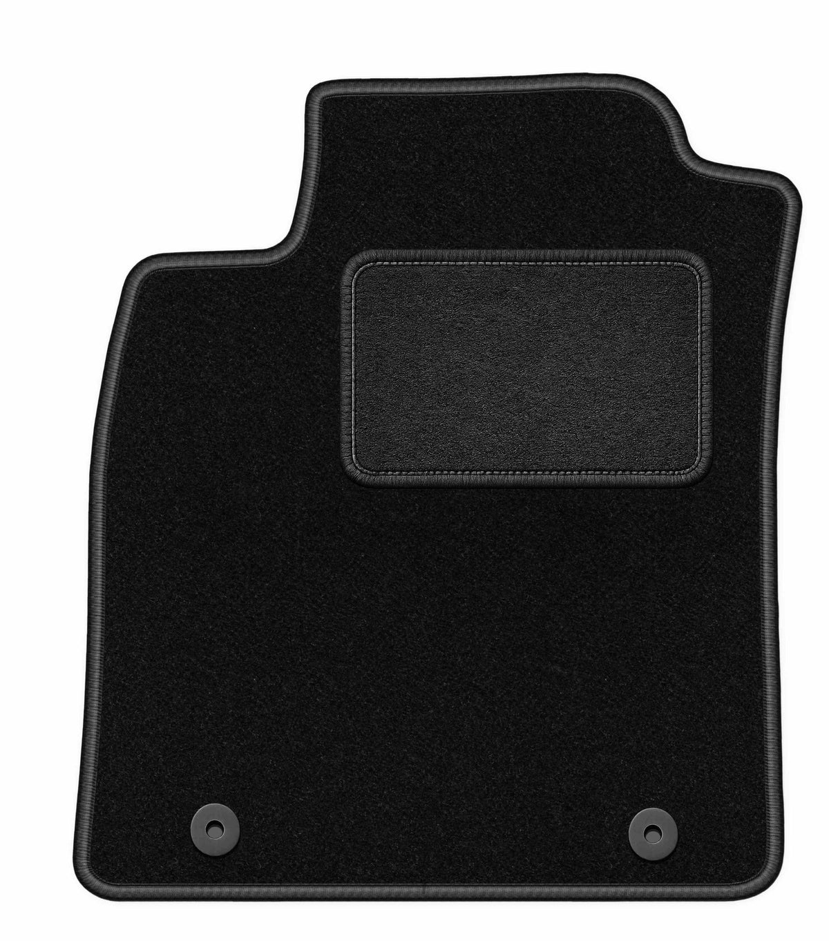 Car velour driver rug for Opel Vectra C 2002-2008 LUX black