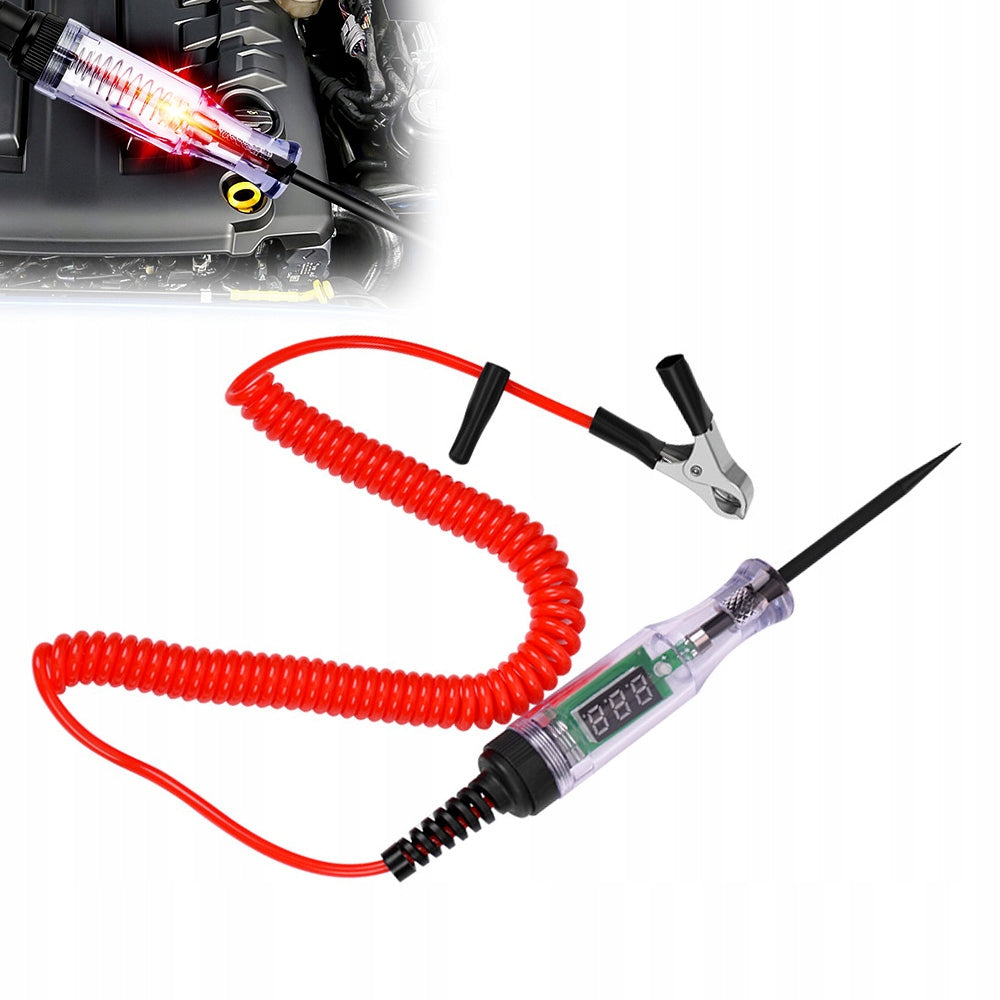 Car voltage tester 3/6/12/24V/48V/70V with LCD display Manufacturer code gaijueml