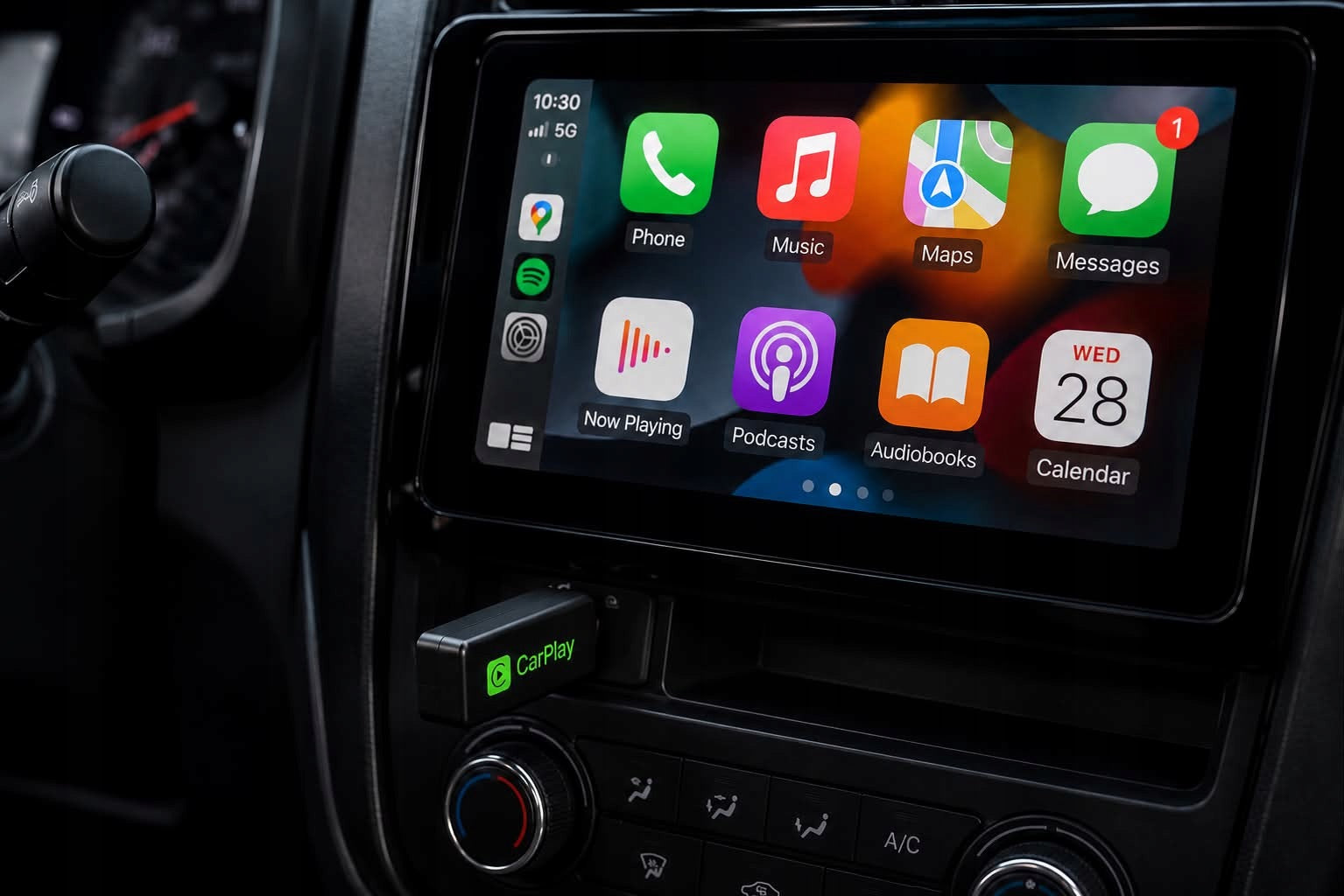 CarPlay USB Wireless Adapter|Plug & Play to Wired Apple CarPlay Brand no brand