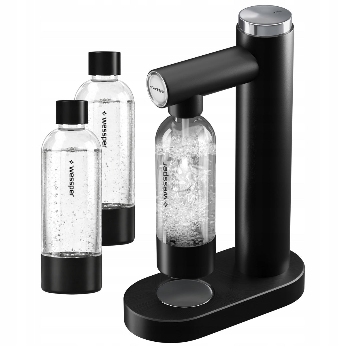 Carbonated Water Saturator 2x Water Bottle CO2 Bottle Wessper Sodamaker