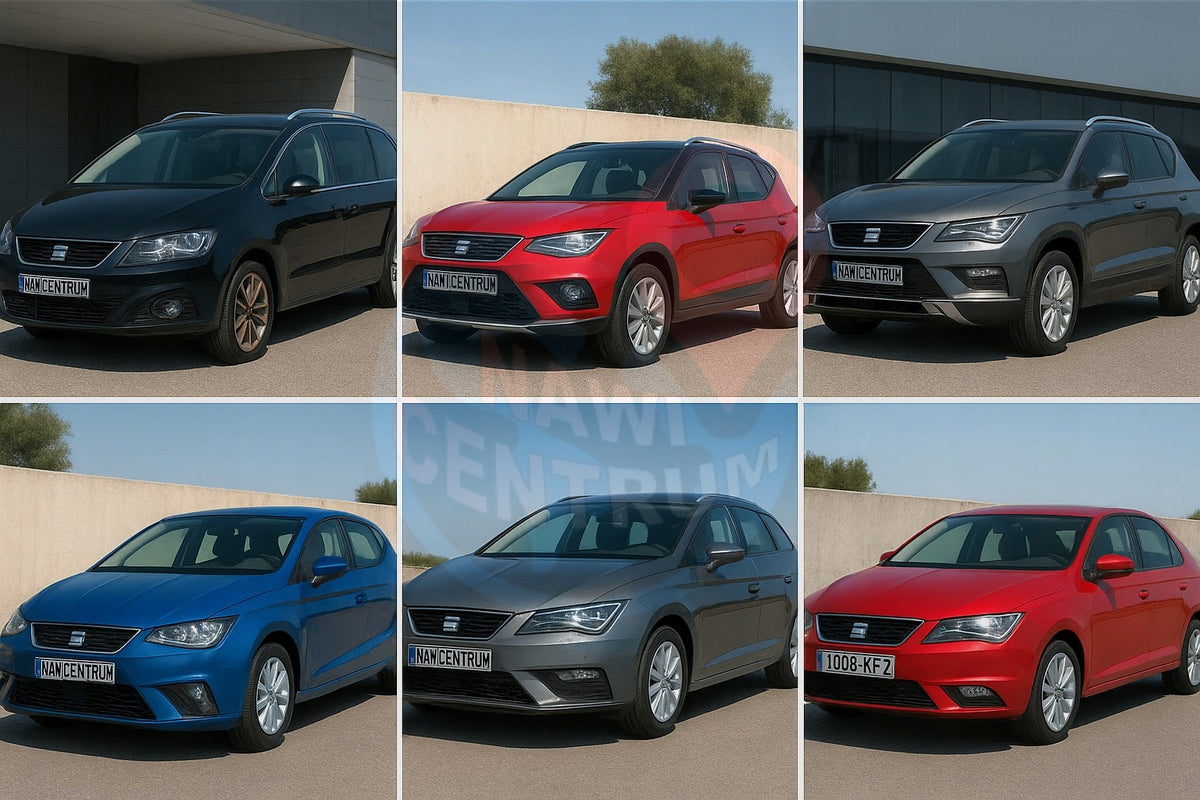 Card Map Europe 2027 Radar SEAT Alhambra Arona Ateca Ibiza Leon Tarraco Manufacturer code MAPA SEAT 6P0 MIB2 2026 AS V22 EU RADARY