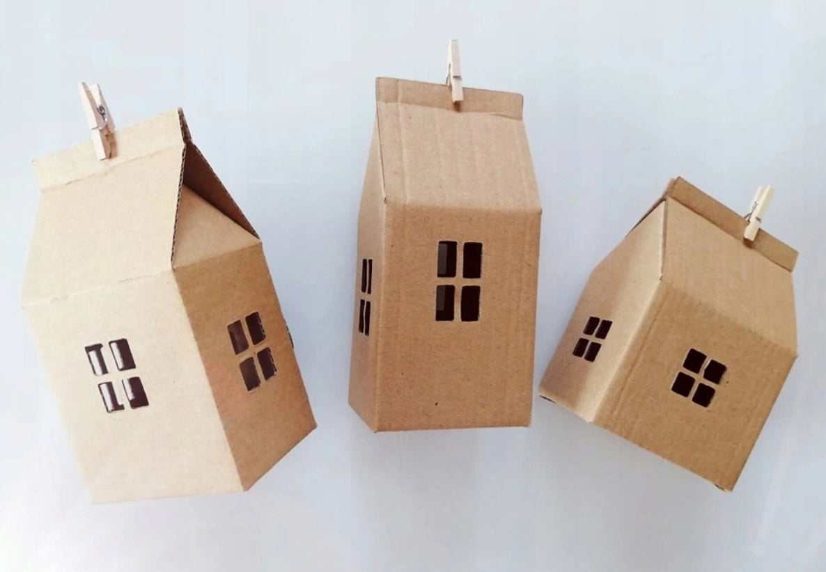 Cardboard Houses, Kraft Painting Ornaments 24 DIY Advent Calendar EAN (GTIN) 5900779114128