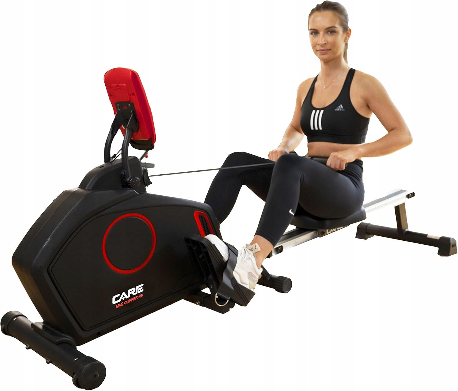 Care Fitness Home Rowing Machine Mag Clipper Folding -8 Resistance Levels