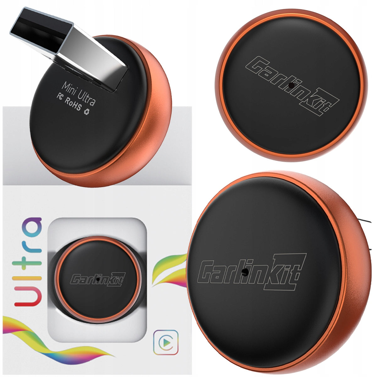 Carlinkit Wireless Adapter Mini ultra 3 CarPlay Android Auto USB