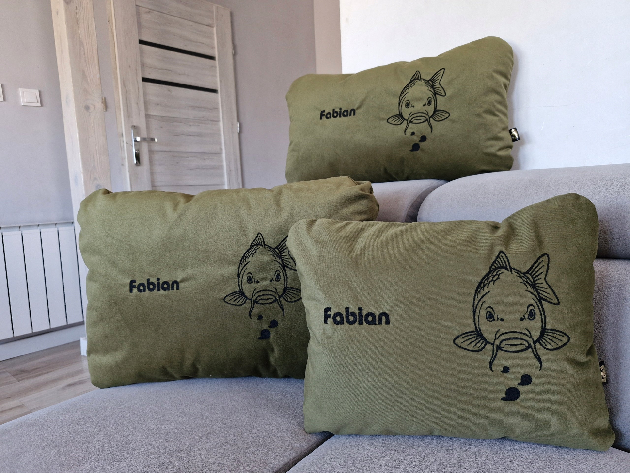 Carp Bed Pillow Packaging status original
