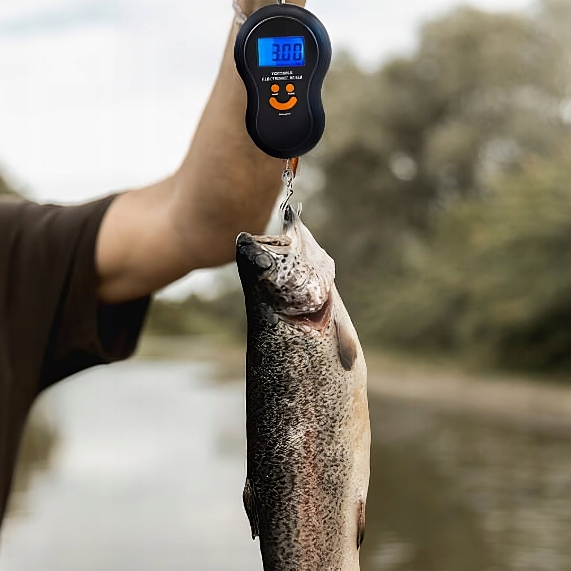 Carp Fishing Scale 50kg + Measure 138cm Fishing Measuring Set Packaging status original