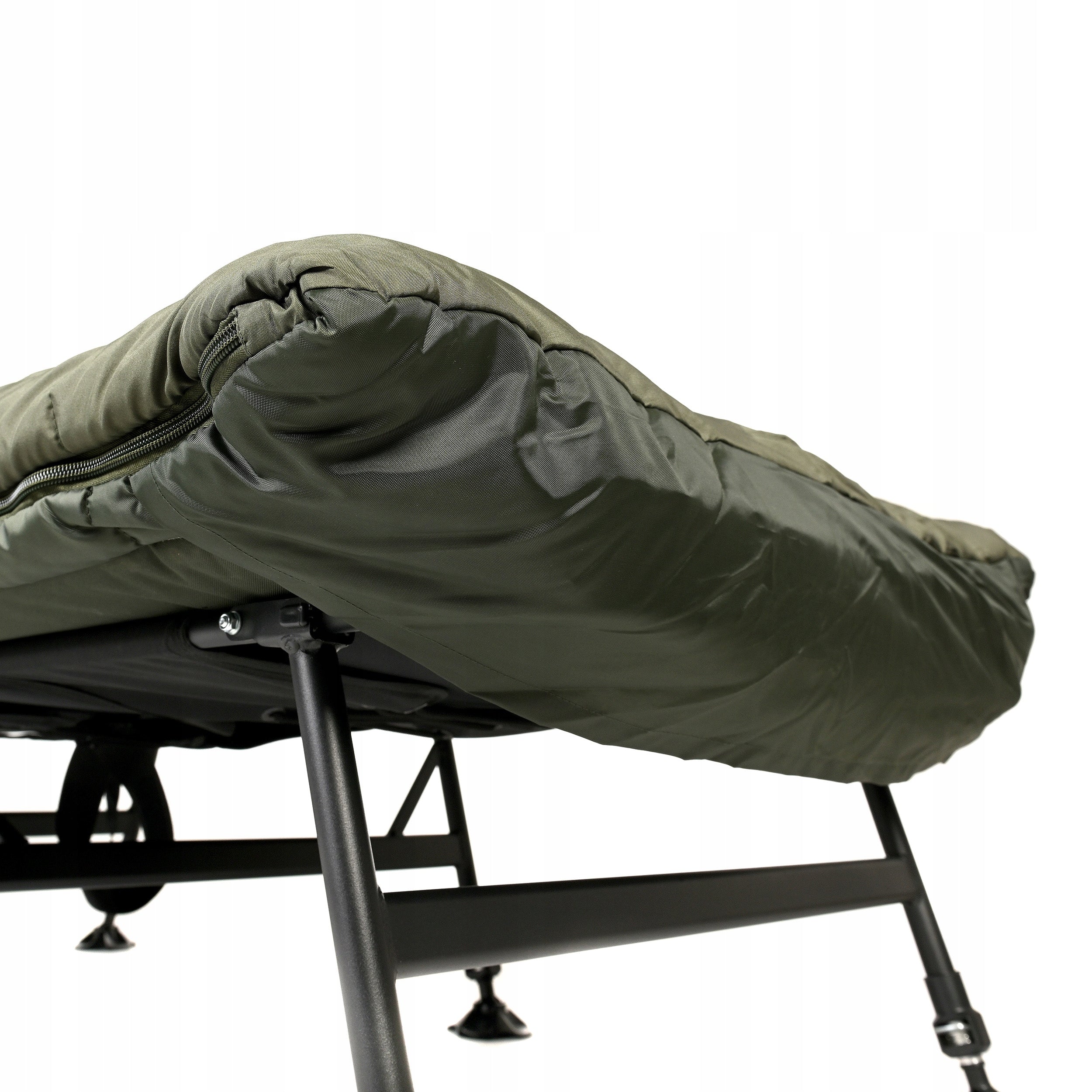 Carp Set NANI Bed 8 Legs Aluminum + Sleeping Bag 5 Season 2in1 Manufacturer code NANI + Śpiwór