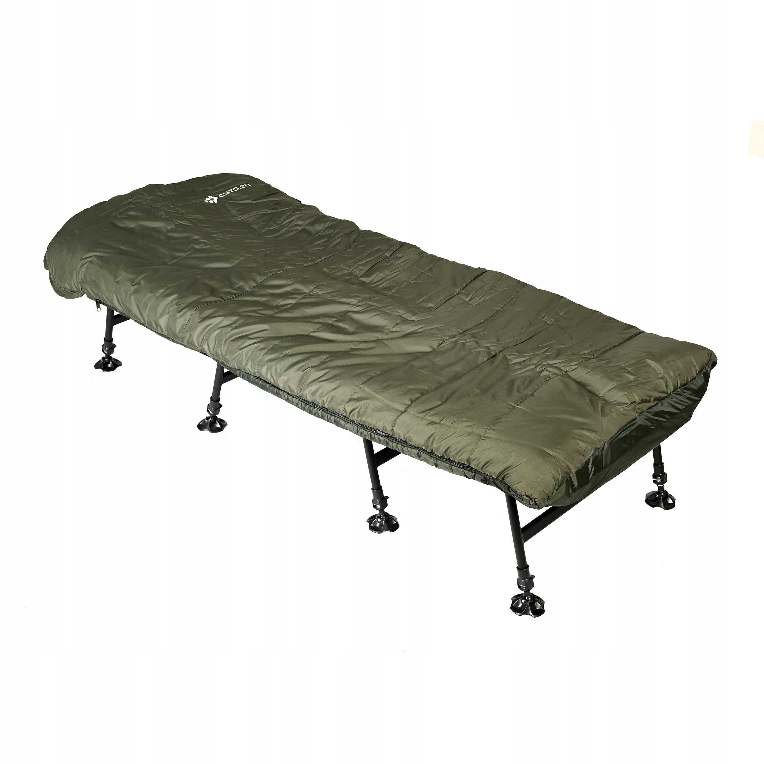 Carp Set NANI Bed 8 Legs Aluminum + Sleeping Bag 5 Season 2in1 Packaging status original