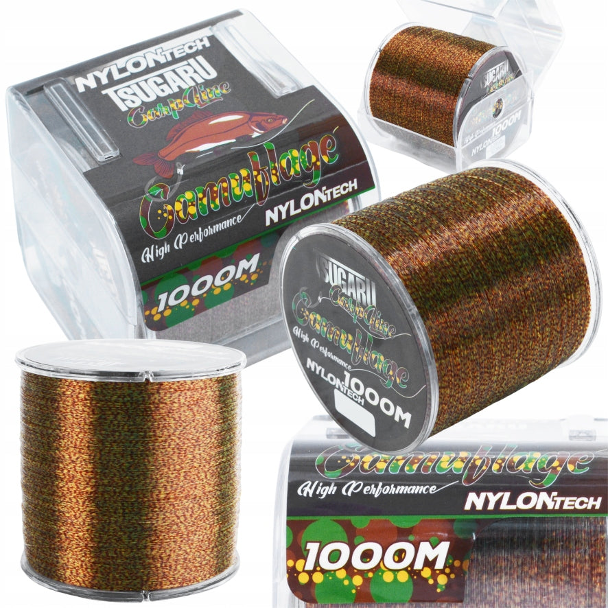 Carp fishing line HOKKAIDO TSUGARU 0,30mm x 1000M MULTI