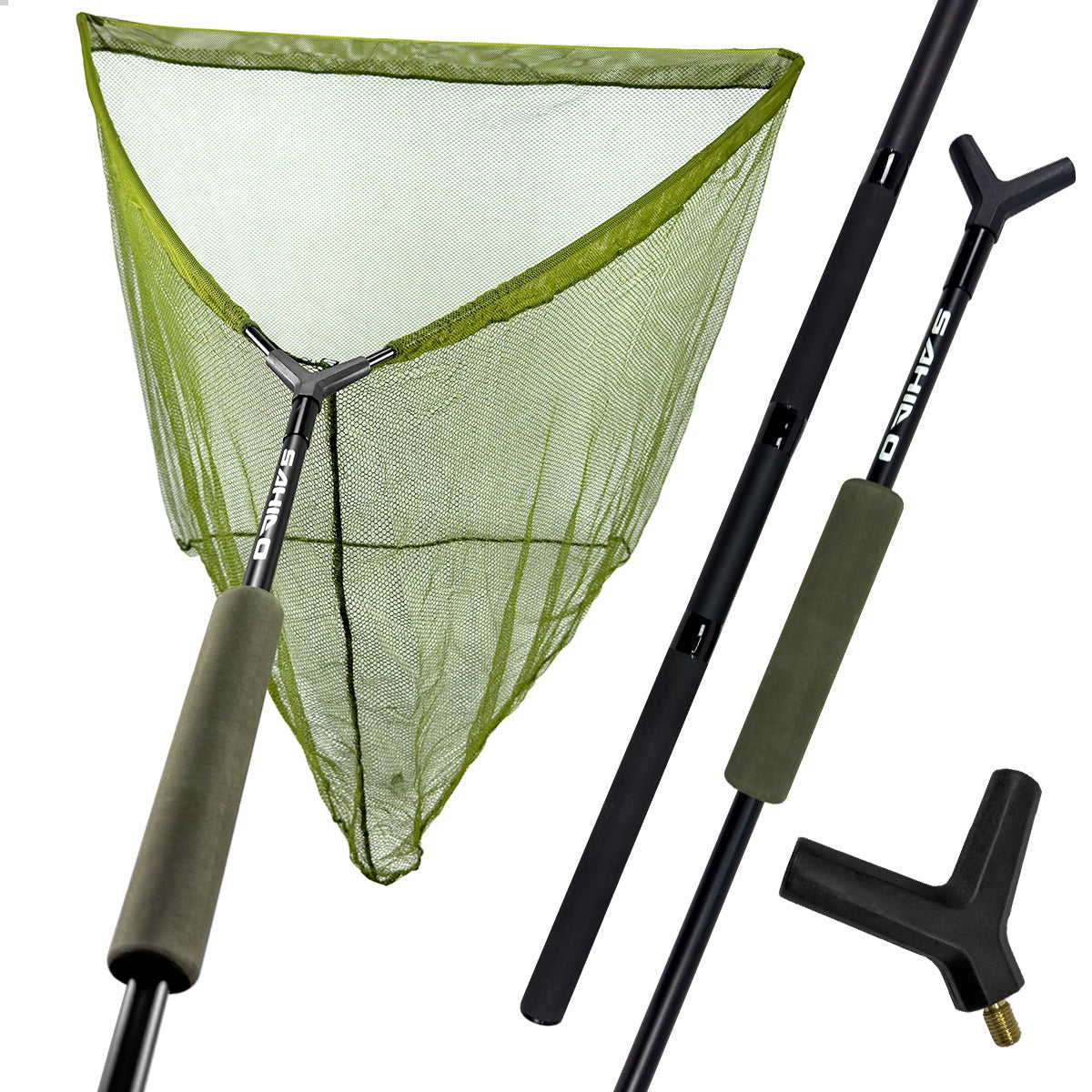 Carp landing net Sahido HYPER NET XL 105x105 Float Large Strong Deep