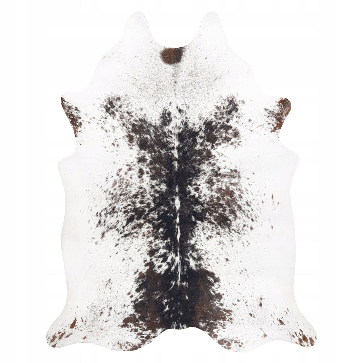 Carpet Artificial Cow Leather White-brown skin PATCHES 155x195 cm