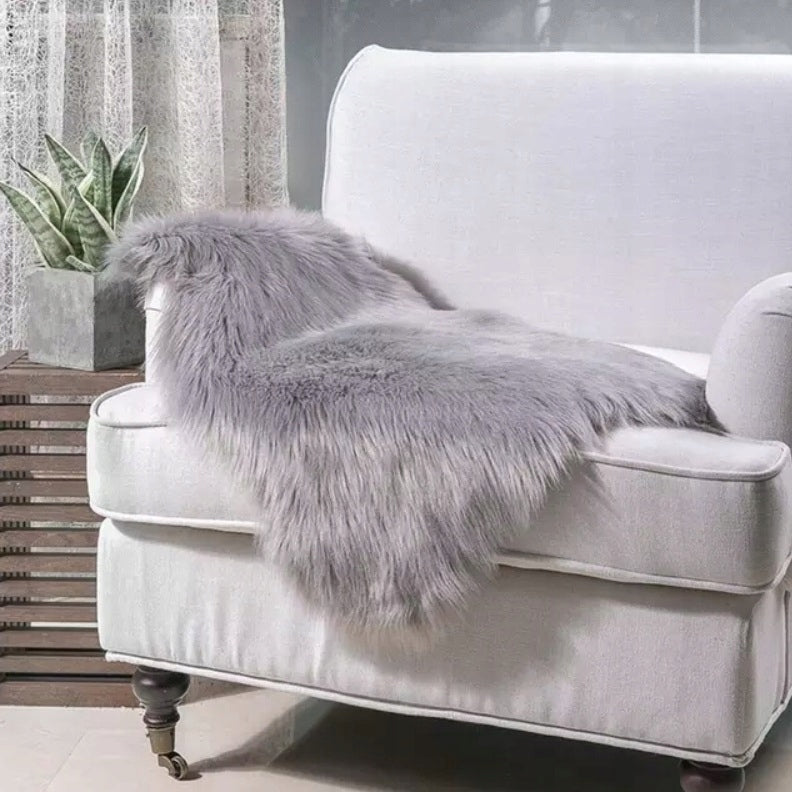 Carpet Artificial Sheepskin Fluffy Fur Living Room Rug Soft 120 cm Manufacturer code 80x120