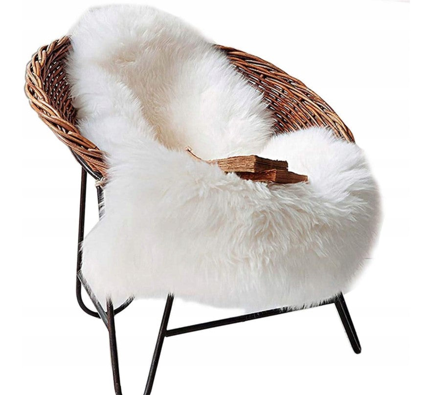 Carpet Artificial Sheepskin Fluffy Fur Rug For Living Room Soft 90cm