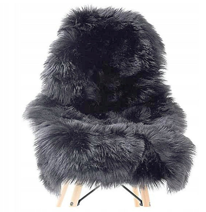 Carpet Artificial Sheepskin Fluffy Fur Rug For Living Room Soft 90cm