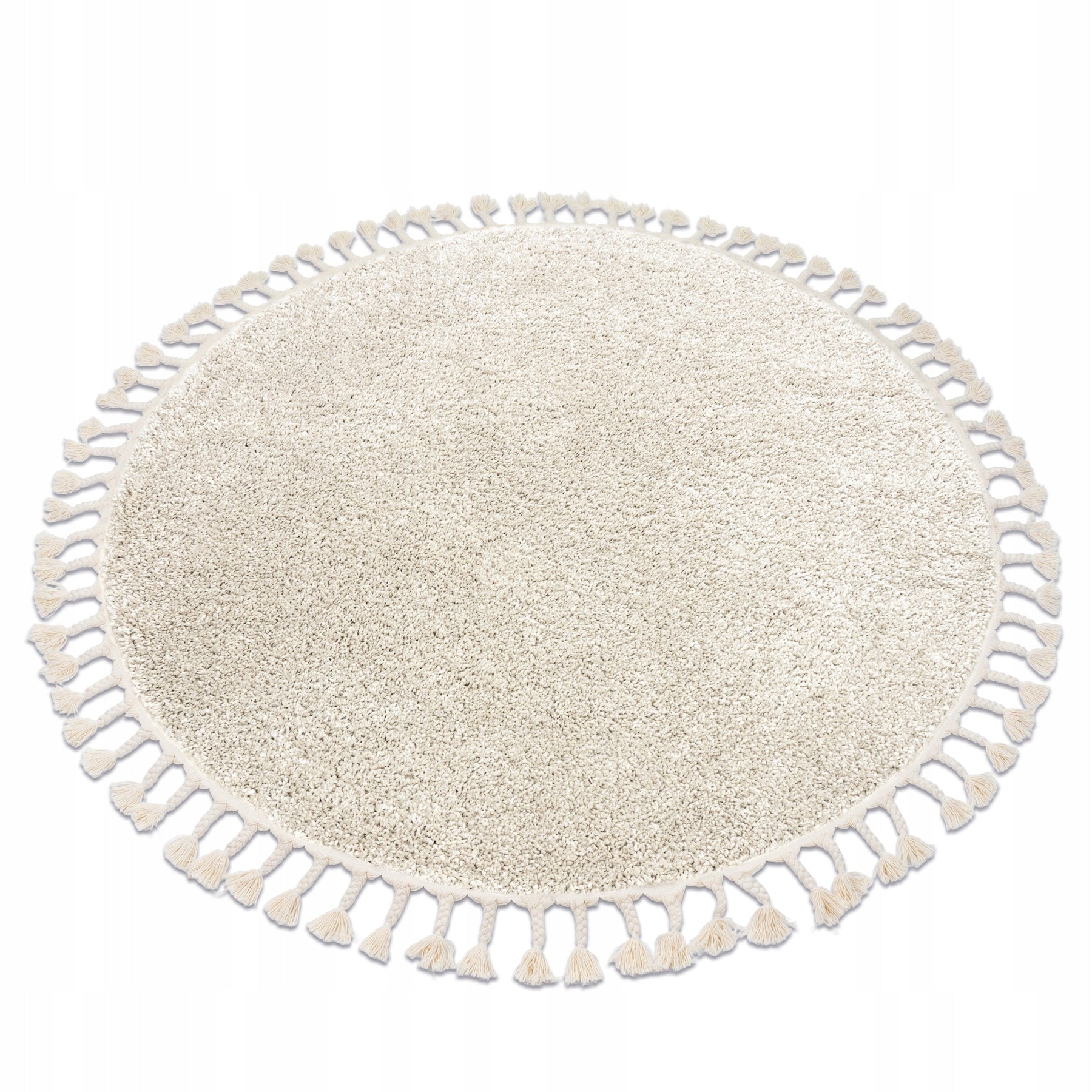 Carpet BERBER 9000 near cream Berber tassels Moroccan shaggy 120 CM