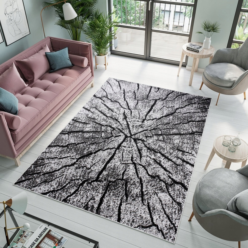 Carpet Canvas 180x250 for living room trunk tree nature effect 3D Modern Designs Manufacturer code Estero Deluxe Tree