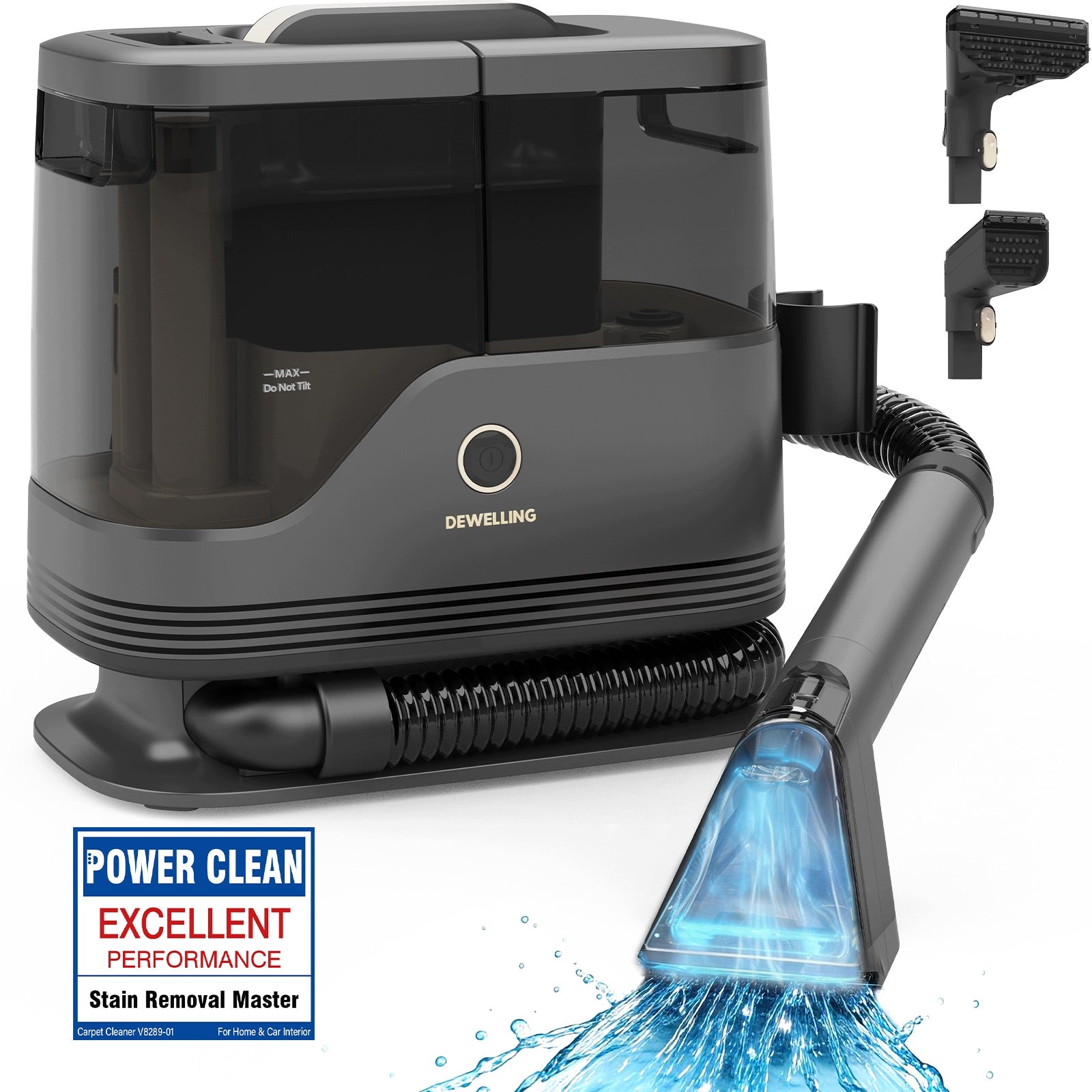 Carpet Cleaner, 2 Independent Water Tanks, for Sofa, Car and Upholstery
