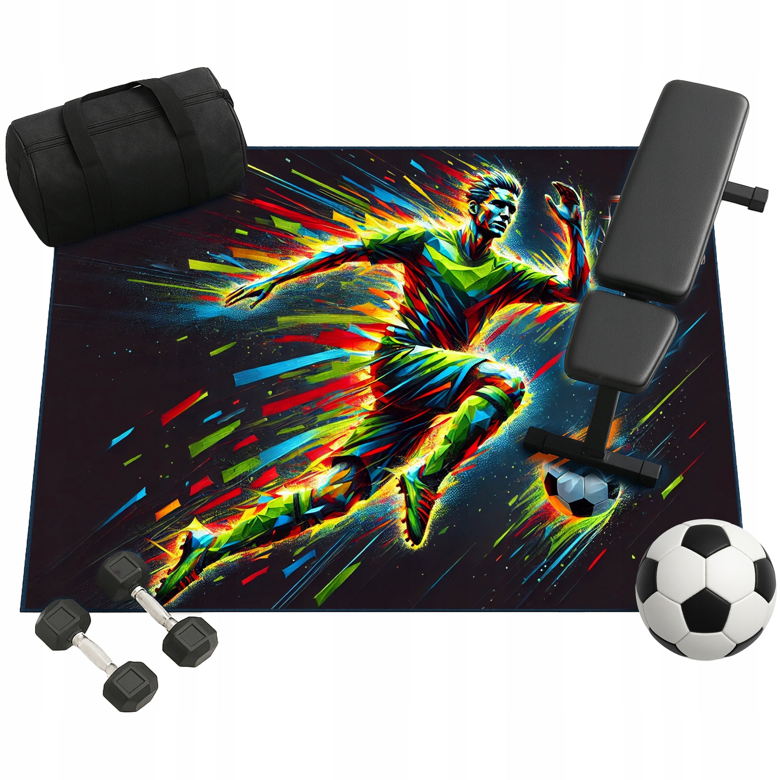 Carpet Football 120x170 cm for a teenager's room boy football