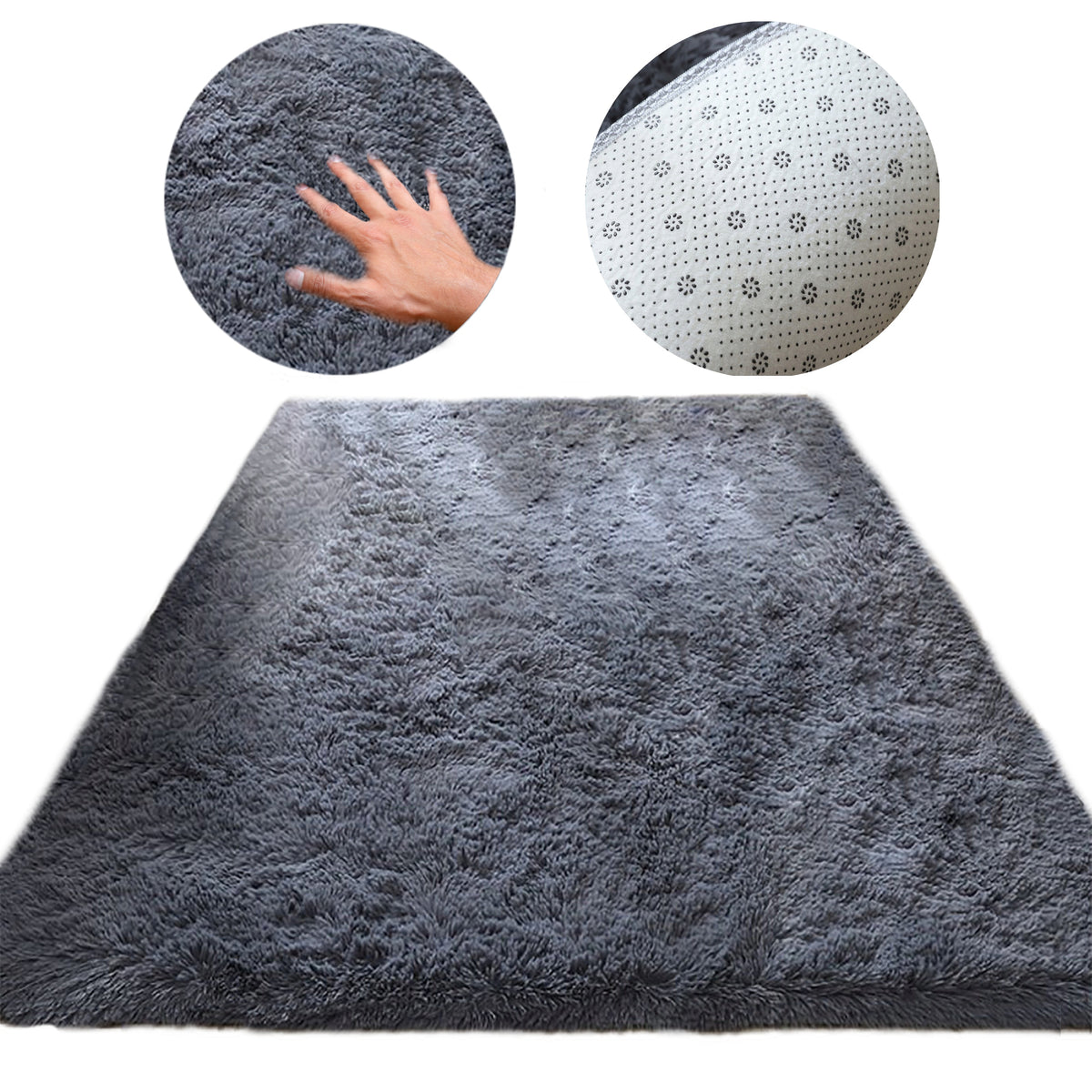 Carpet Fur Shaggy Plush Fluffy For Living Room Soft 120x160 Rectangle