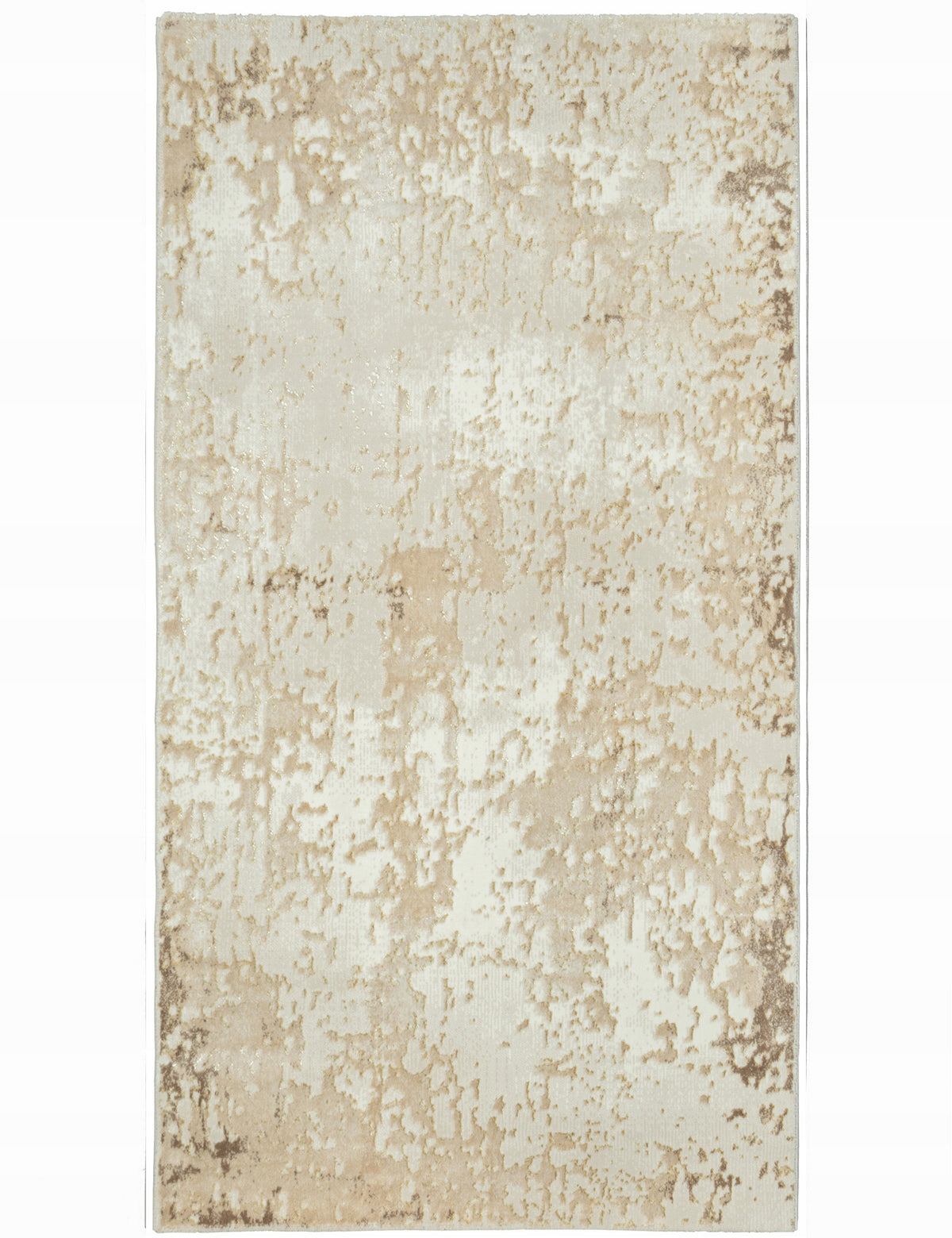 Carpet Modern Rubbed Beige Gold Soft Sidewalk Fashionable Loft 80x150