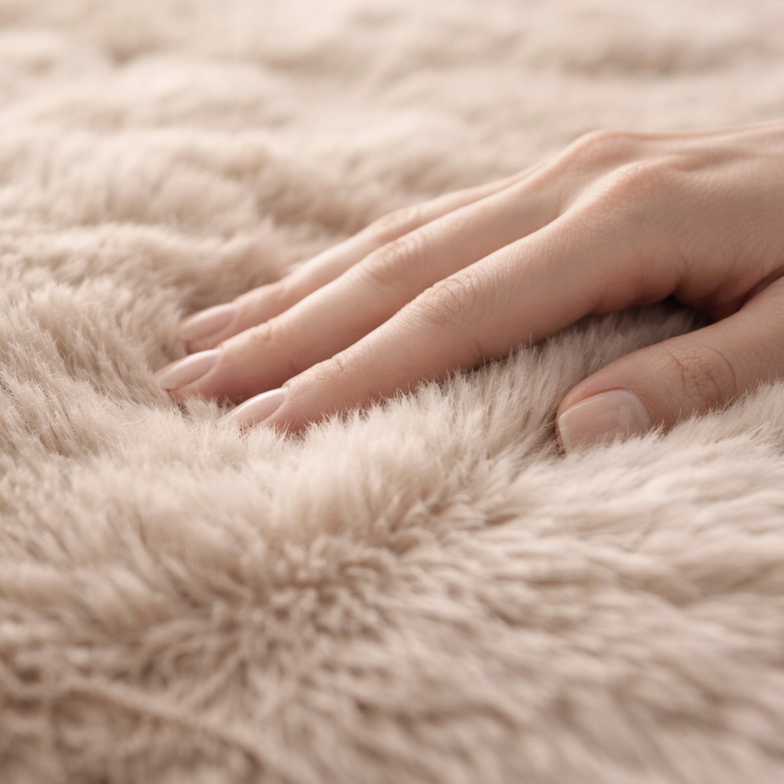 Carpet Rabbit fur rabbit non-slip modern soft 160x230 Packaging status original
