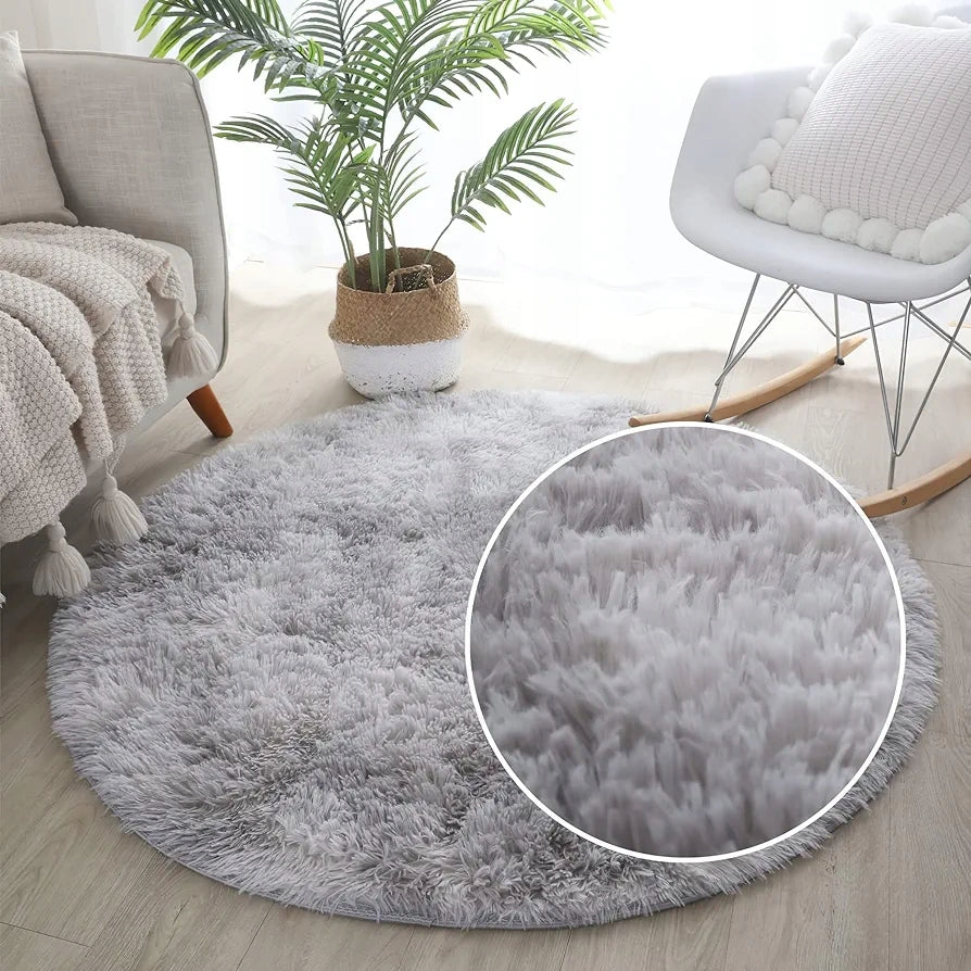 Carpet Round 200 cm Fur Shaggy For Living Room Plush Fluffy Soft XXL Brand Magnolia