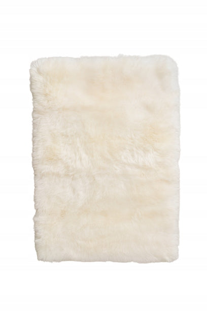 Carpet Rug 100x70 Sheepskin Natural Wool