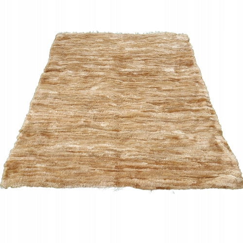 Carpet Sheepskin Woven Bedspread Light Brown